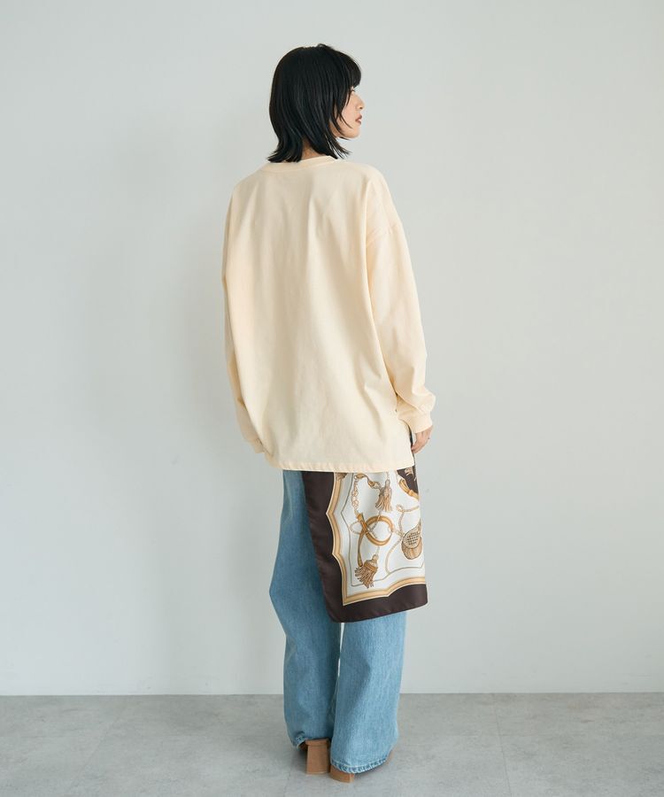 YECCA VECCA「コットンルーズプルオーバー」|Tシャツ・カットソー|