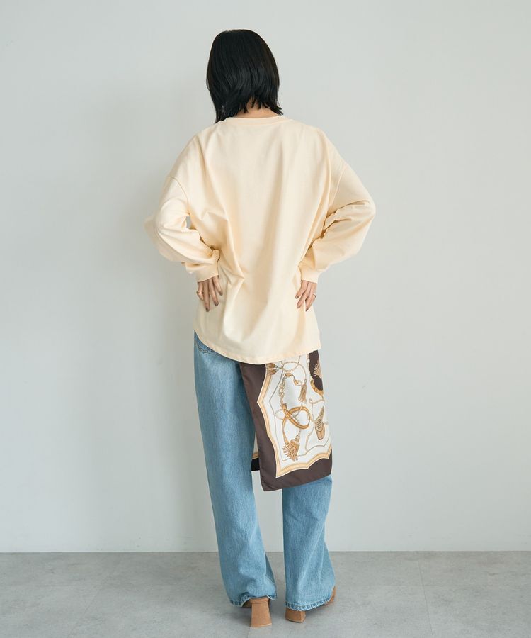 YECCA VECCA「コットンルーズプルオーバー」|Tシャツ・カットソー|