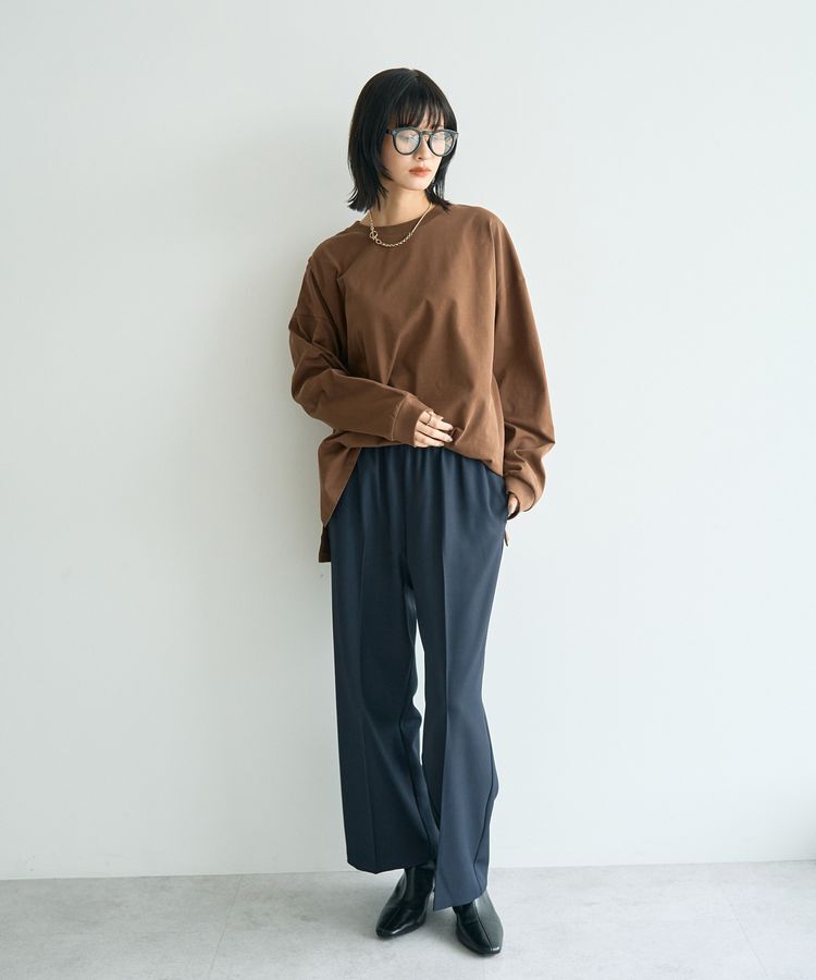 YECCA VECCA「コットンルーズプルオーバー」|Tシャツ・カットソー|