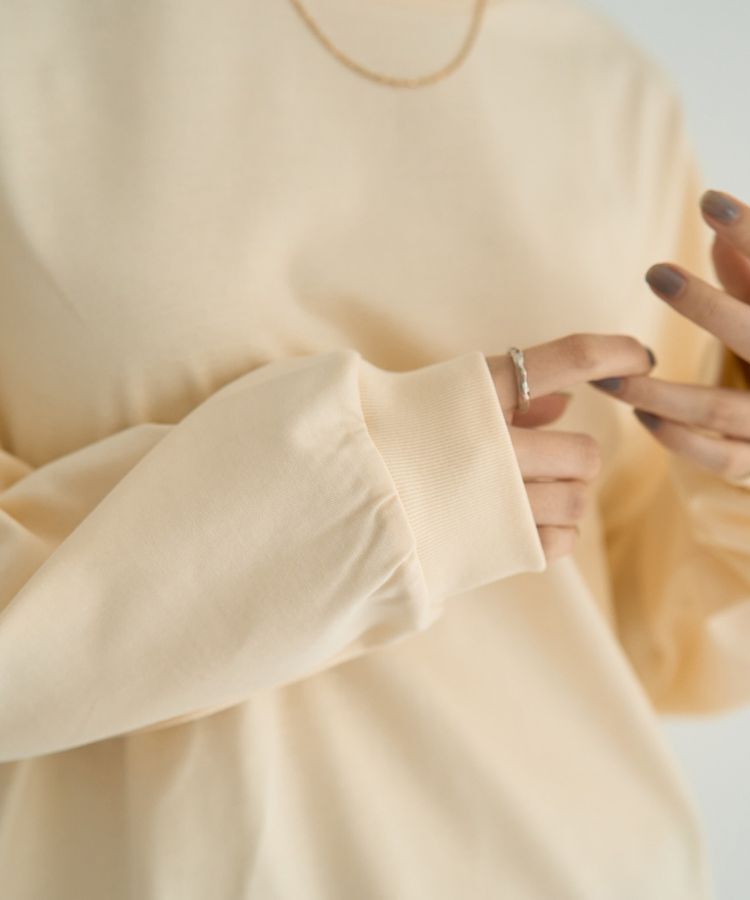 YECCA VECCA「コットンルーズプルオーバー」|Tシャツ・カットソー|