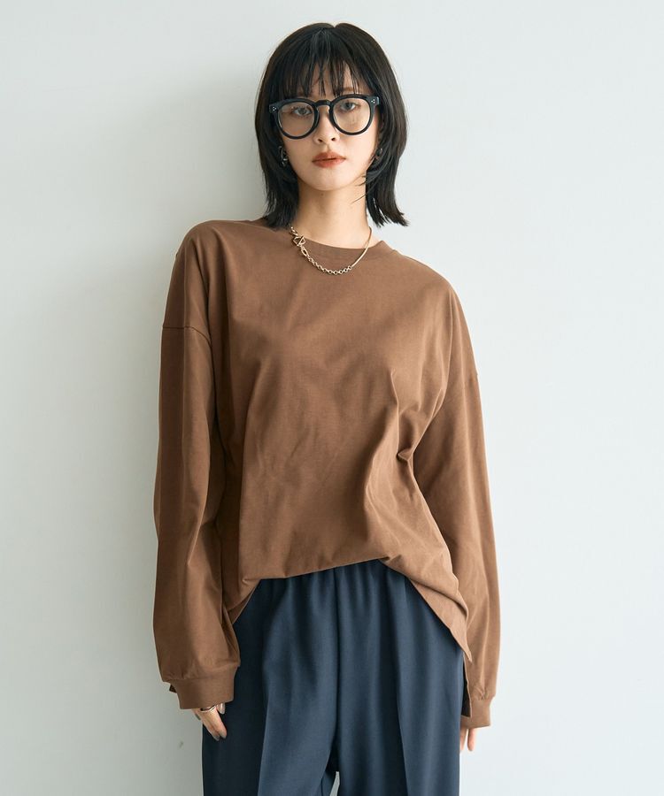 YECCA VECCA「コットンルーズプルオーバー」|Tシャツ・カットソー|