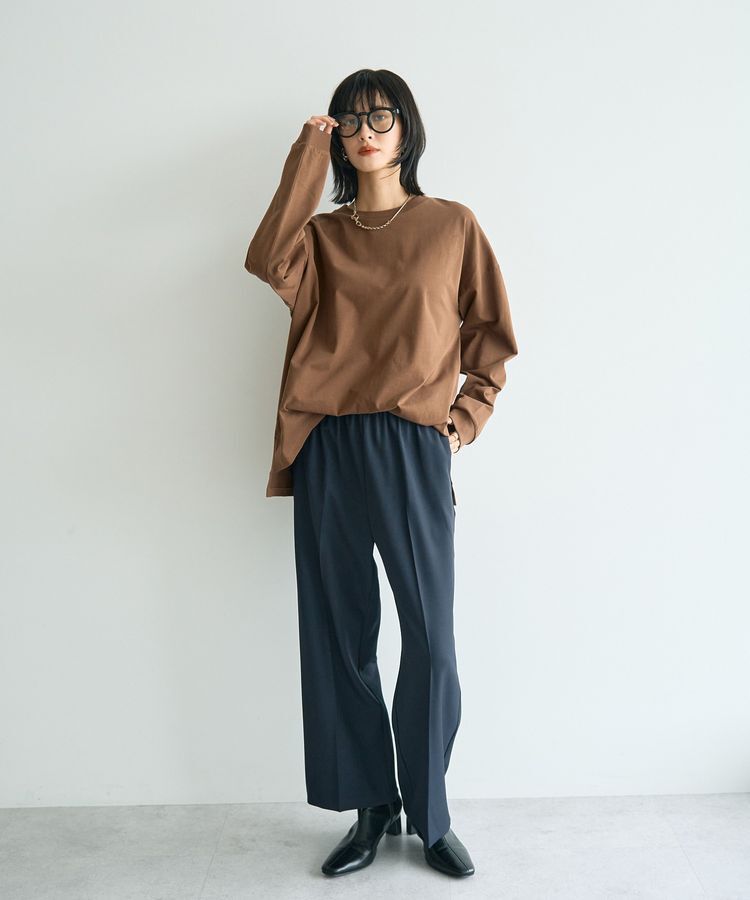 YECCA VECCA「コットンルーズプルオーバー」|Tシャツ・カットソー|