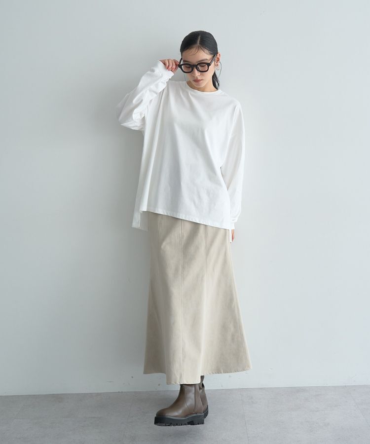 YECCA VECCA「コットンルーズプルオーバー」|Tシャツ・カットソー|