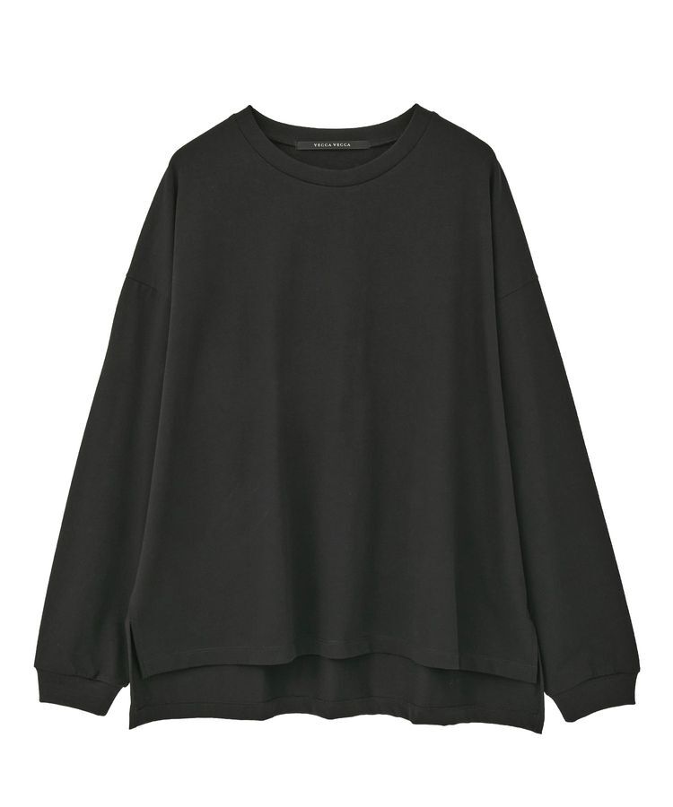 YECCA VECCA「コットンルーズプルオーバー」|Tシャツ・カットソー|
