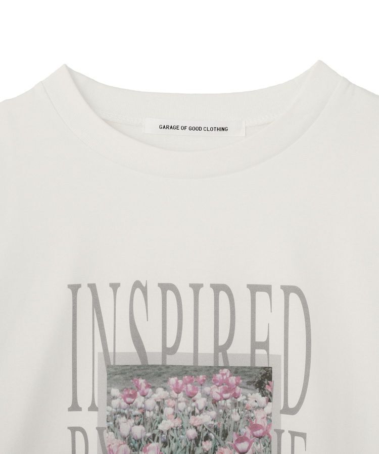 GARAGE OF GOOD CLOTHING「【日本製】7分袖プリントプルオーバー」|Tシャツ・カットソー|