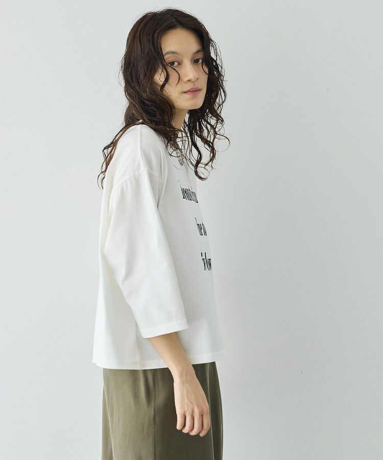 GARAGE OF GOOD CLOTHING「【日本製】7分袖プリントプルオーバー」|Tシャツ・カットソー|