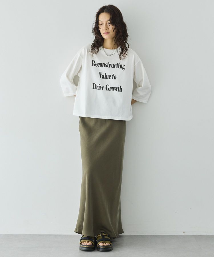 GARAGE OF GOOD CLOTHING「【日本製】7分袖プリントプルオーバー」|Tシャツ・カットソー|