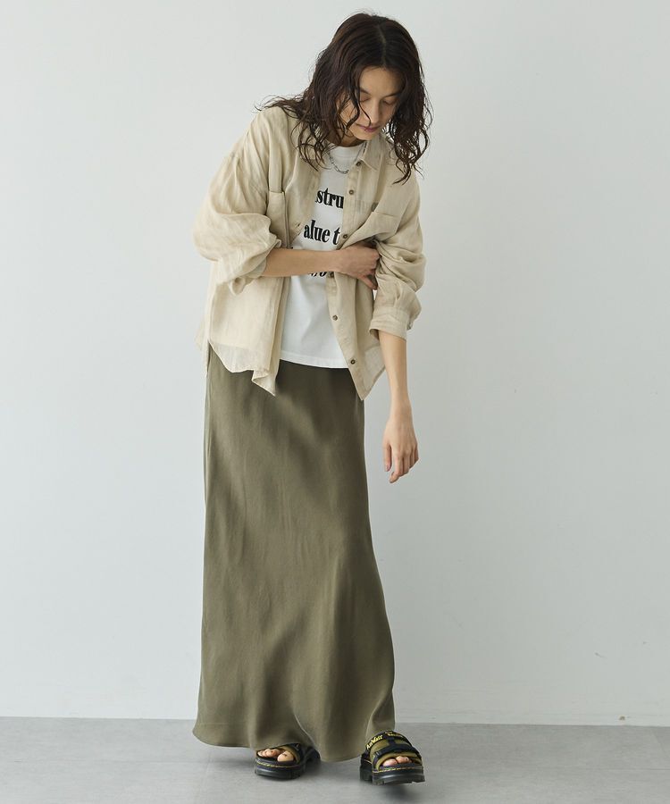 GARAGE OF GOOD CLOTHING「【日本製】7分袖プリントプルオーバー」|Tシャツ・カットソー|