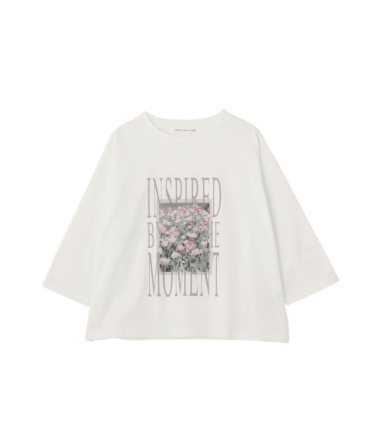 GARAGE OF GOOD CLOTHING「【日本製】7分袖プリントプルオーバー」|Tシャツ・カットソー|B