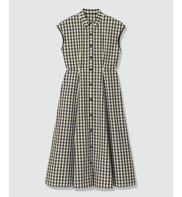 LOULOU WILLOUGHBY「【LOULOU WILLOUGHBY】スラブギンガムシャツワンピース」|ワンピース|