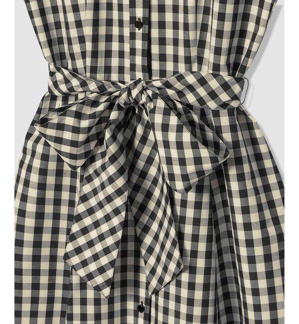 LOULOU WILLOUGHBY「【LOULOU WILLOUGHBY】スラブギンガムシャツワンピース」|ワンピース|