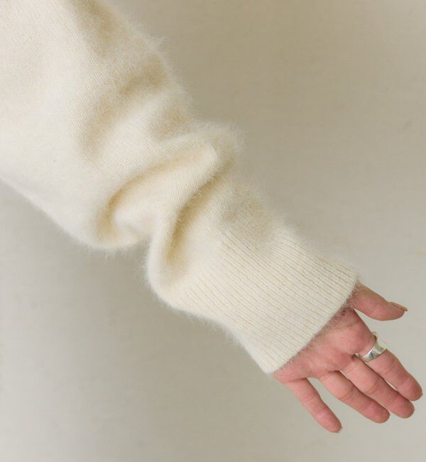  「【25th】FOX混ヘンリーネックニット」|ニット・セーター|