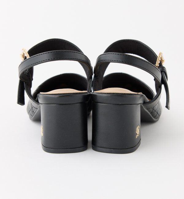  「ビジューバックルキルティングミュール」|その他|