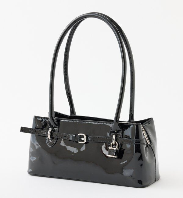  「ベルト付きエナメルバッグ」|ショルダー・メッセンジャー|