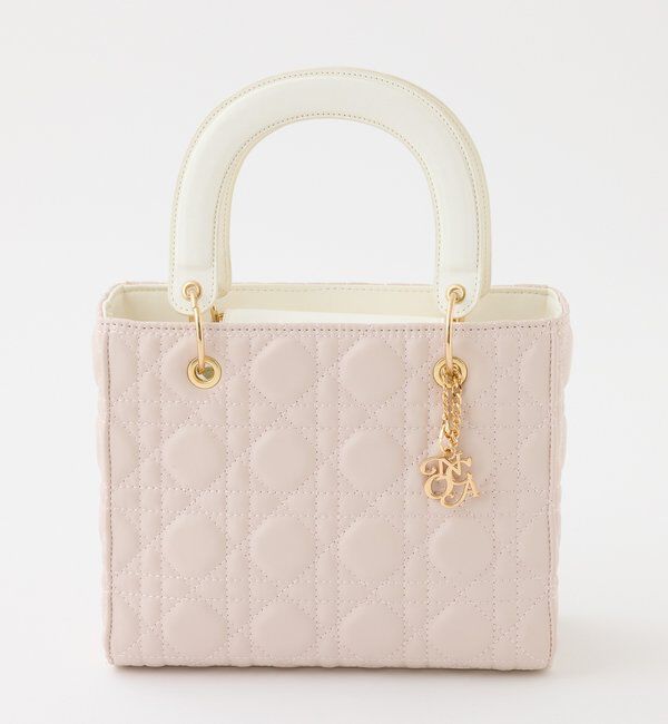  「チャーム付きキルティングミニトートバッグ」|ショルダー・メッセンジャー|