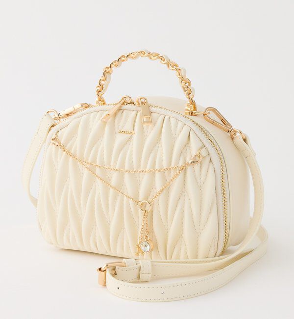  「キルティングハーフムーンミニバッグ」|ショルダー・メッセンジャー|