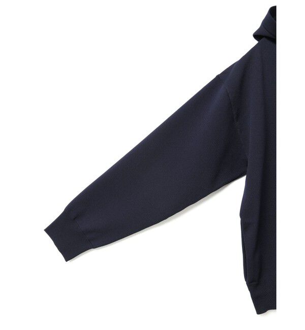 mizuiro ind「mizuiro ind ジップフードニットプルオーバー」|Tシャツ・カットソー|