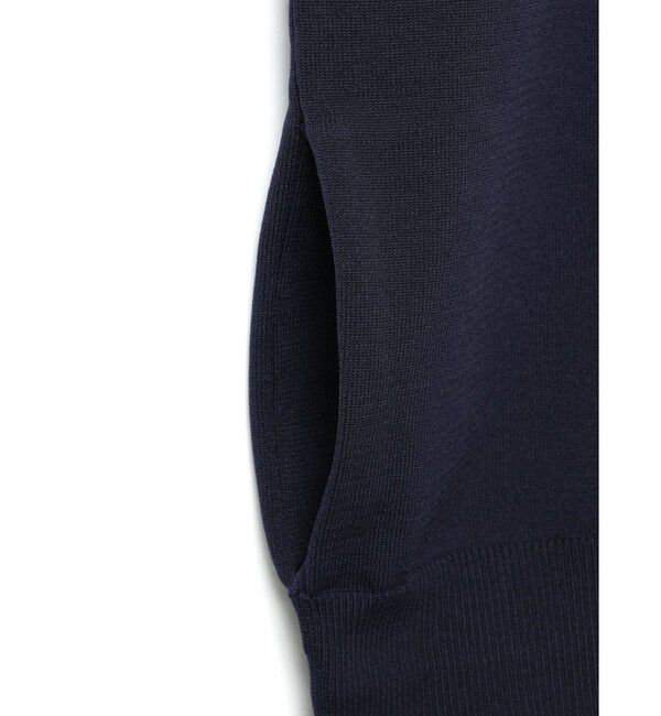 mizuiro ind「mizuiro ind ジップフードニットプルオーバー」|Tシャツ・カットソー|