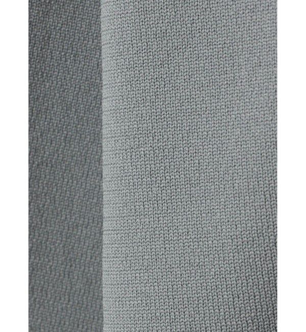 mizuiro ind「mizuiro ind ジップフードニットプルオーバー」|Tシャツ・カットソー|