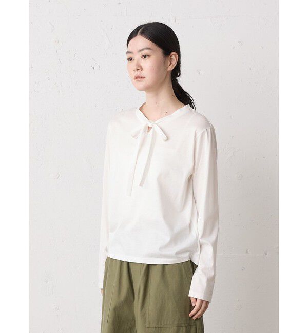 MidiUmi「MidiUmi ボウタイプルオーバー」|Tシャツ・カットソー|