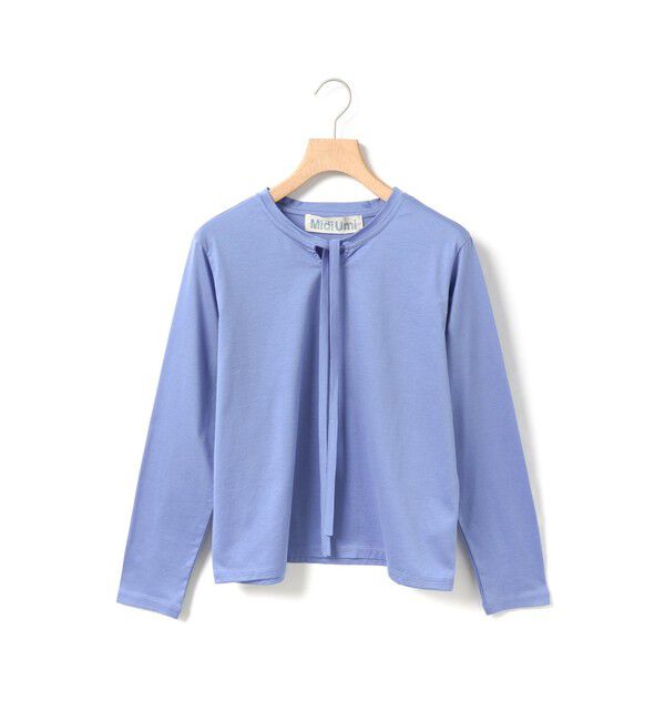 MidiUmi「MidiUmi ボウタイプルオーバー」|Tシャツ・カットソー|サックス