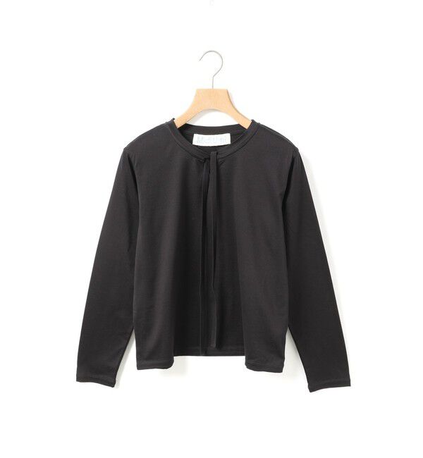 MidiUmi「MidiUmi ボウタイプルオーバー」|Tシャツ・カットソー|ブラック