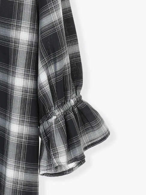 Te chichi TERRASSE「オンブレーチェックフリルブラウス《2025autumn catalog item》」|シャツ・ブラウス|