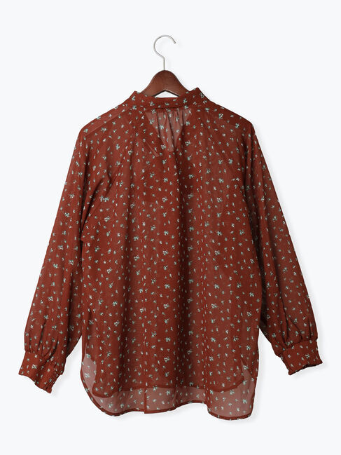 Te chichi「パターンアソートシフォンボウタイブラウス《2025Autumn catalog vol.2 item》」|シャツ・ブラウス|
