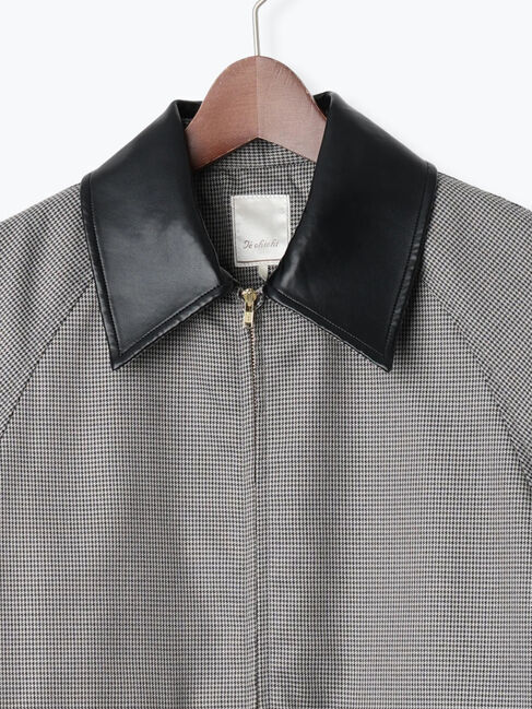 Te chichi「ファブリックアソート衿付きブルゾン」|ブルゾン・スタジャン|