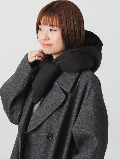 Lugnoncure「中綿フード」|その他|ブラック