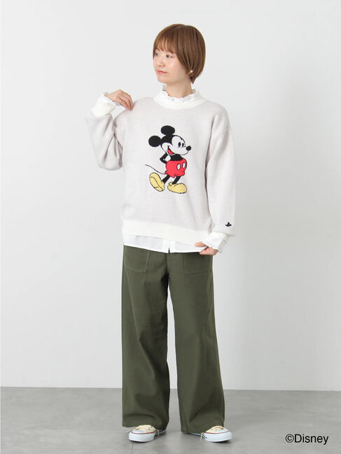 Lugnoncure「【Disney】Mickey Mouse/ジャカードニット」|ニット・セーター|