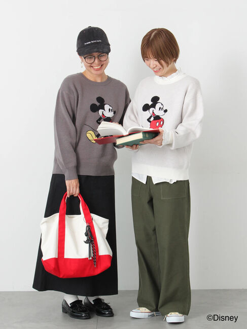 Lugnoncure「【Disney】Mickey Mouse/ジャカードニット」|ニット・セーター|