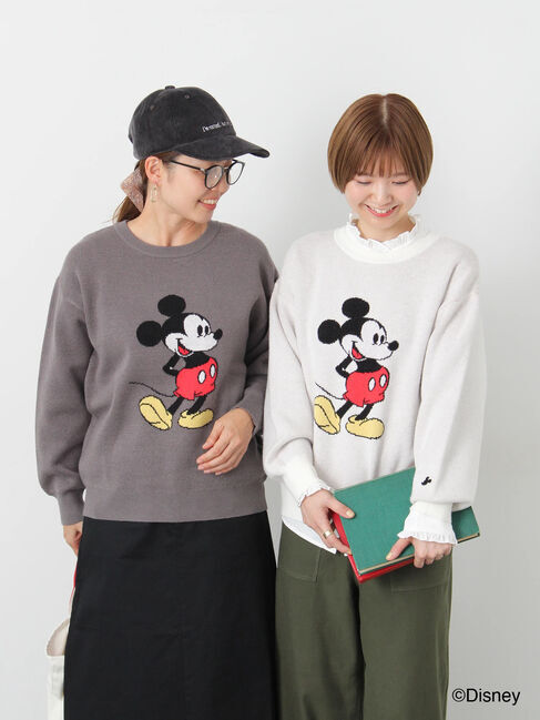 Lugnoncure「【Disney】Mickey Mouse/ジャカードニット」|ニット・セーター|