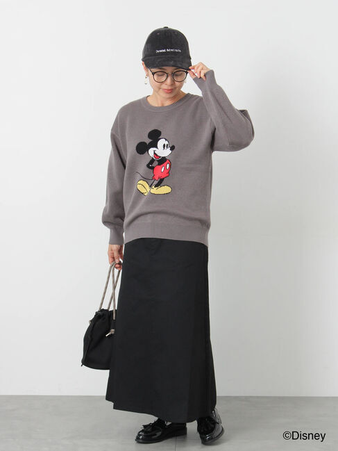 Lugnoncure「【Disney】Mickey Mouse/ジャカードニット」|ニット・セーター|