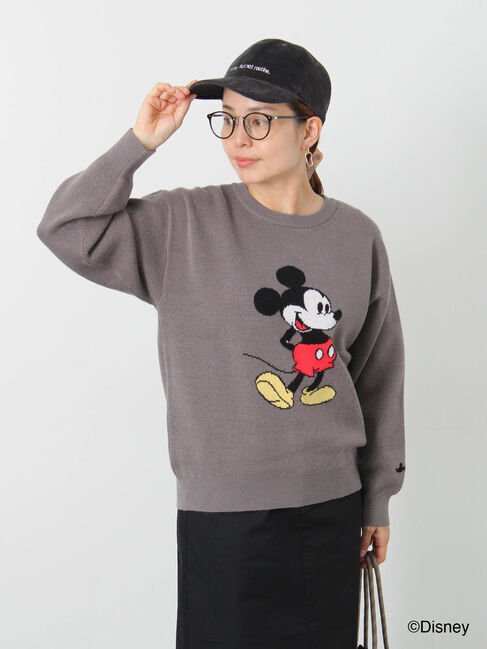 Lugnoncure「【Disney】Mickey Mouse/ジャカードニット」|ニット・セーター|