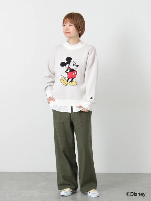 Lugnoncure「【Disney】Mickey Mouse/ジャカードニット」|ニット・セーター|