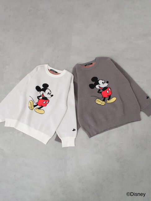 Lugnoncure「【Disney】Mickey Mouse/ジャカードニット」|ニット・セーター|