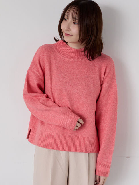 Te chichi TERRASSE「もちもちメランジボトルネックニット」|ニット・セーター|