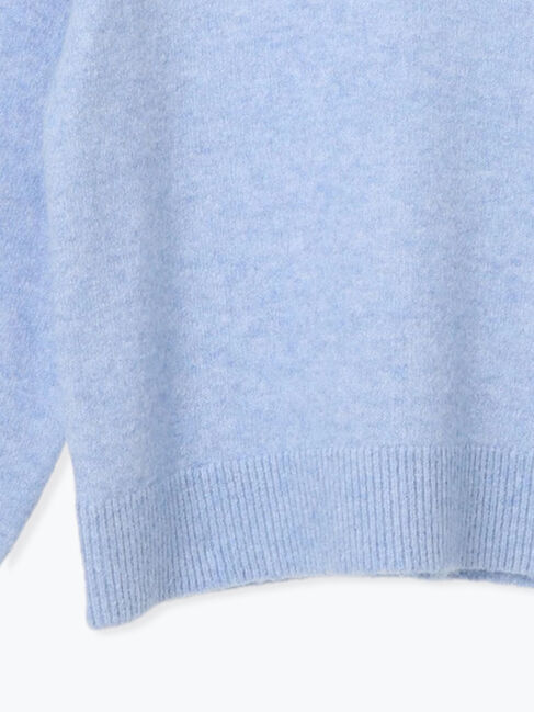 Lugnoncure「もちもちメランジVネックニット」|ニット・セーター|