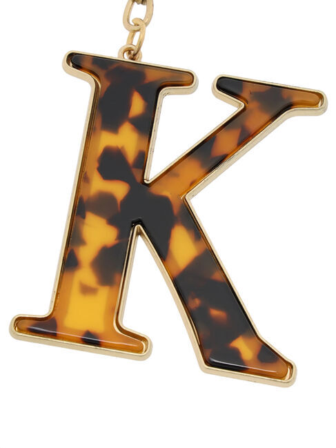 Te chichi「レオパードイニシャルチャームK」|その他|