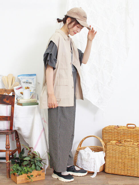 Samansa Mos2「ミリタリーベスト」|ダウンベスト・ベスト|