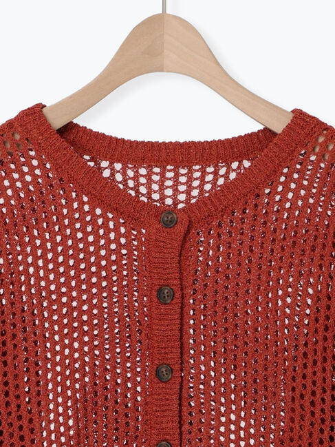 Samansa Mos2「透かし柄前後2WAYニット」|ニット・セーター|