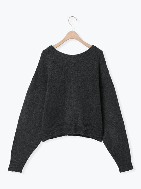 Samansa Mos2「◎求心風ぽこぽこ2WAYニット」|カーディガン|