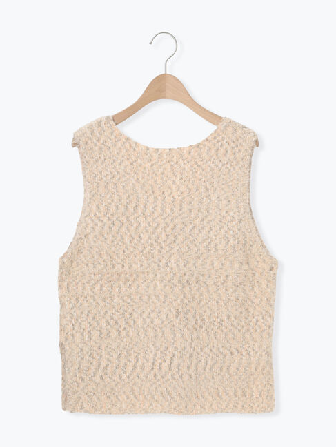 Samansa Mos2「ミックスモールフェザーベスト」|ダウンベスト・ベスト|