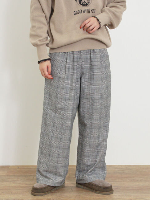 Samansa Mos2「【保温加工・帯電防止】ストレートパンツ」|その他|