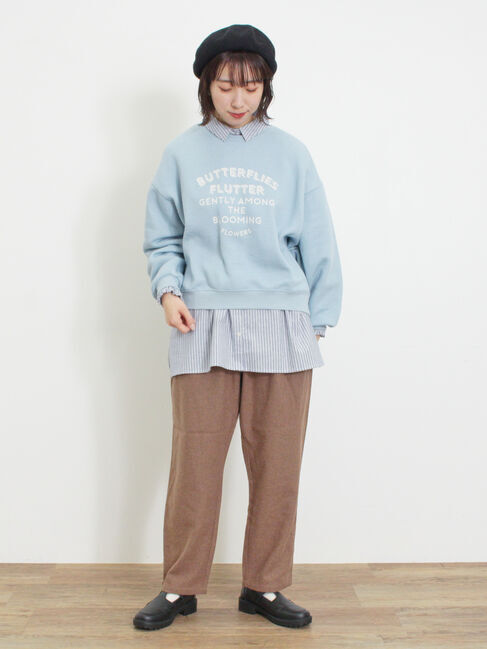 Samansa Mos2「ウール混テーパードパンツ」|その他|