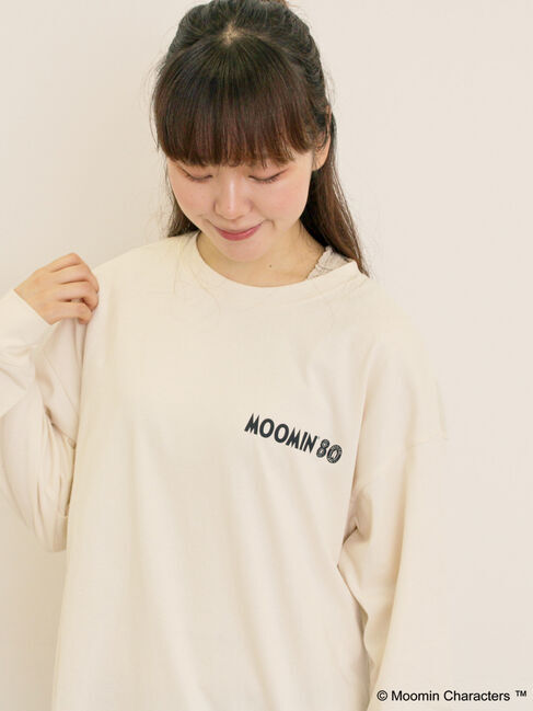 Samansa Mos2「【MOOMIN&times;Samansa Mos2】ALL STARロングTシャツ」|Tシャツ・カットソー|