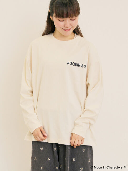 Samansa Mos2「【MOOMIN&times;Samansa Mos2】ALL STARロングTシャツ」|Tシャツ・カットソー|