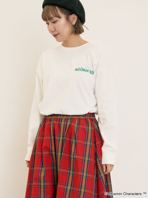 Samansa Mos2「【MOOMIN&times;Samansa Mos2】ALL STARロングTシャツ」|Tシャツ・カットソー|
