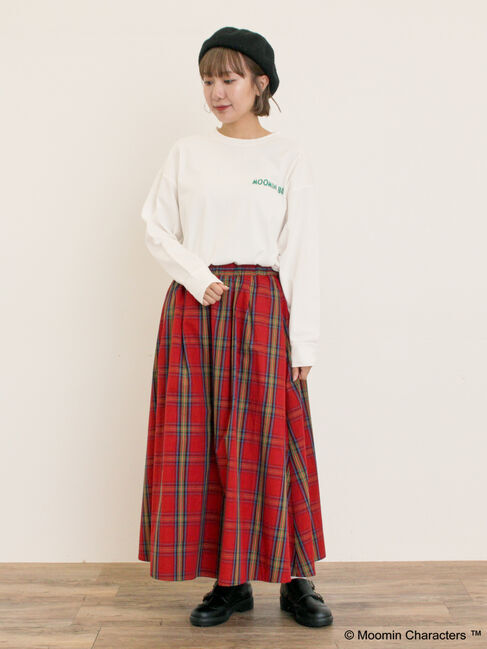 Samansa Mos2「【MOOMIN&times;Samansa Mos2】ALL STARロングTシャツ」|Tシャツ・カットソー|